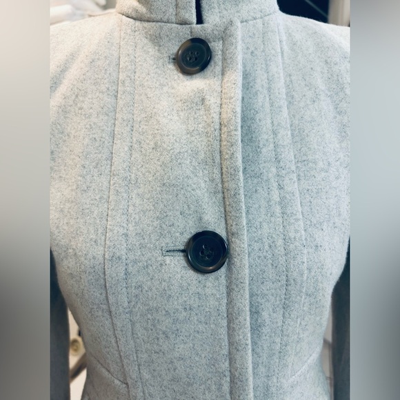J. Crew Tailored Light Gray Coat - Picture 6 of 9